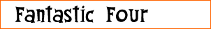 Fantastic Four Font