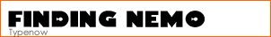 Finding Nemo Font