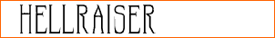 Hellraiser Font