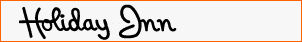 Holiday Inn Font