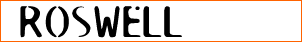 Roswell Font