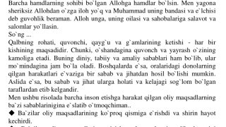 الوسائل المفيدة للحياة السعيدة ( أوزبكي )