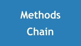 شرح كيفية ربط ال Methods الخاصة بال Strings