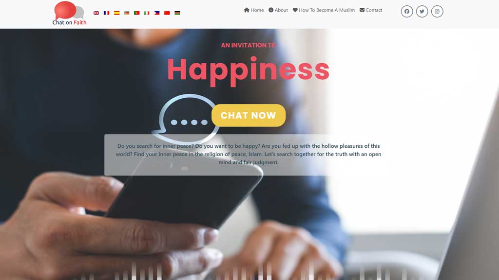 حوار الإيمان Chat on Faith